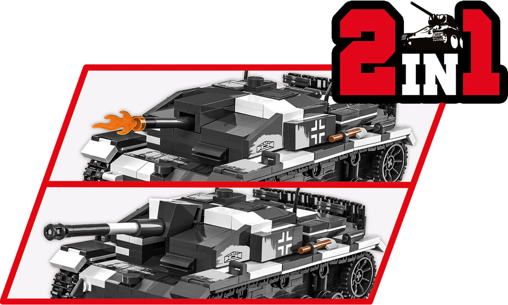 STUG III Ausf. F/8 & FlammPanzer (2-n-1) : Set #2286