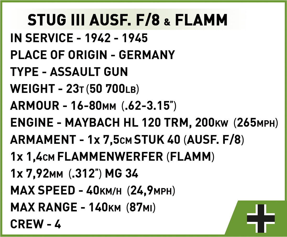 STUG III Ausf. F/8 & FlammPanzer (2-n-1) : Set #2286