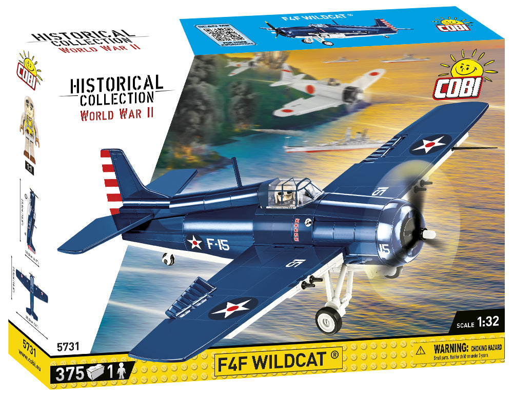 COBI F4F Northrop Grumman Wildcat Fighter: Set #5731