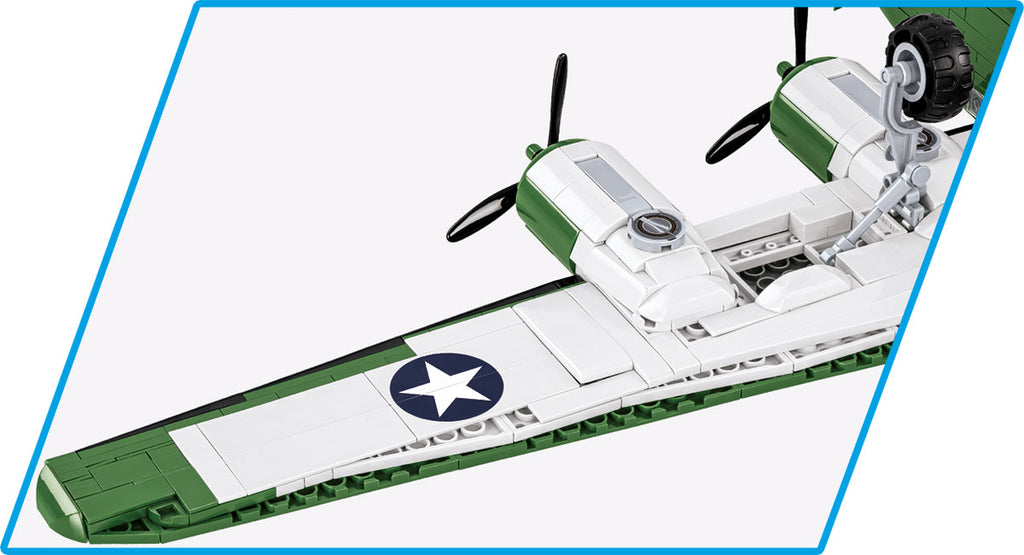 Image of COBI's B-24 Liberator bottom side of wing