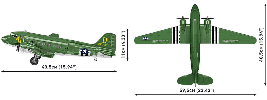COBI Douglas C-47 Skytrain (Dakota) Transport Plane : Set #5743