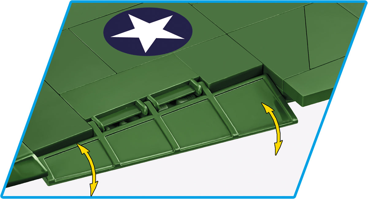 Image of COBI B-17 flight controls