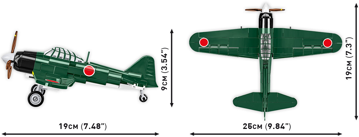 COBI Mitsubishi A6M2 "Zero" Fighter: Set #5861