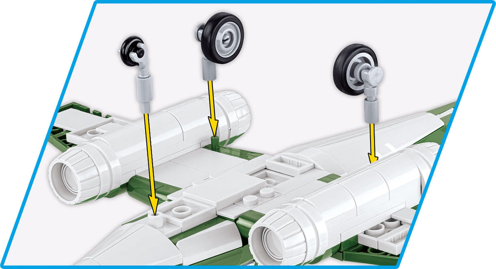 COBI #5881 Me 262 Image of landing gear