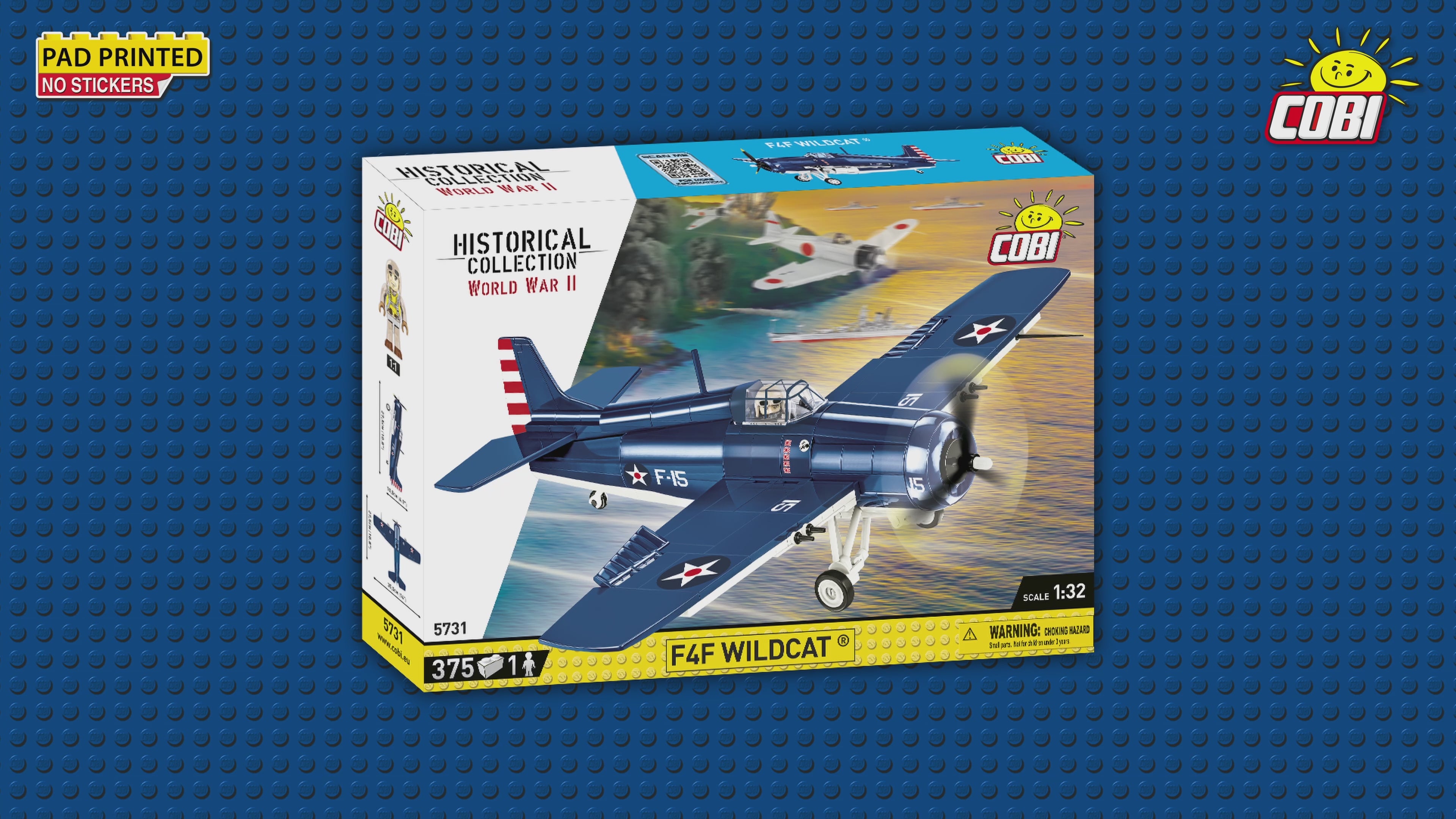 COBI F4F Northrop Grumman Wildcat Fighter: Set #5731