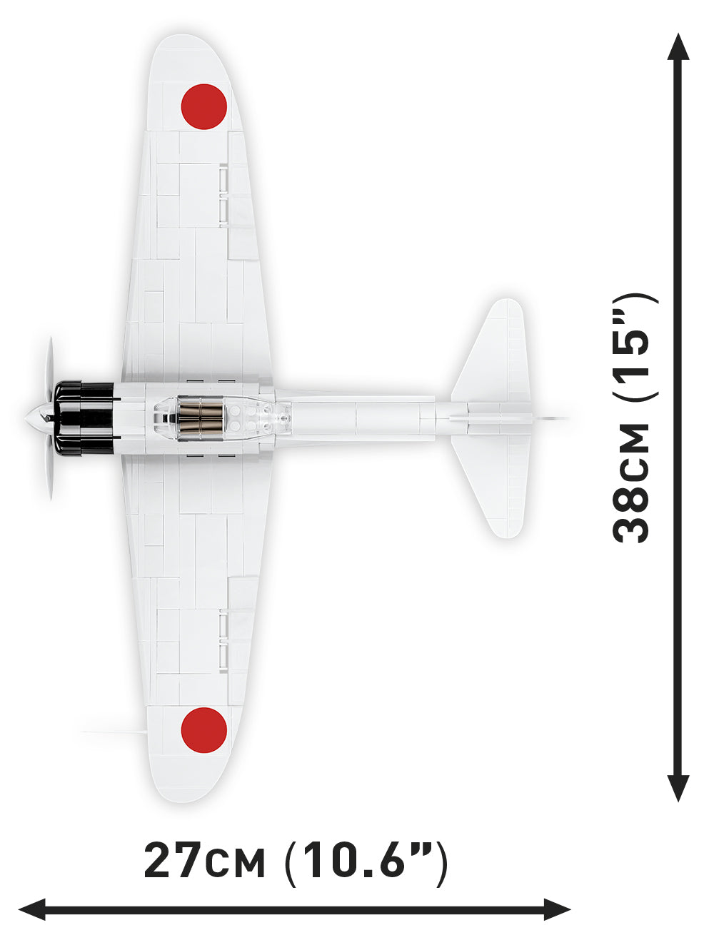 COBI Mitsubishi A6M2 "Zero-Sen" Fighter: Set #5729