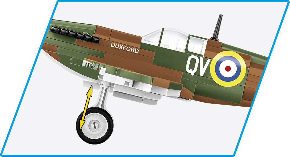 Image of COBI Spitfire Mk. 1 side view of fuselage